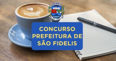 Apostilas Concurso Prefeitura de São Fidelis - RJ: 255 vagas 14 Concurso Prefeitura de São Fidelis, Prefeitura de São Fidelis, Apostilas Concurso Prefeitura de São Fidelis