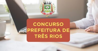 Apostilas Concurso Prefeitura de Três Rios - RJ: 190 vagas 43 Concurso Prefeitura de Três Rios, Prefeitura de Três Rios, Apostilas Concurso Prefeitura de Três Rios